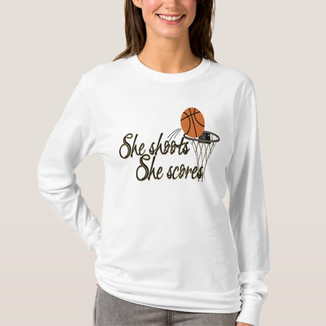 T-shirt Elle la tire… marque (Devant)