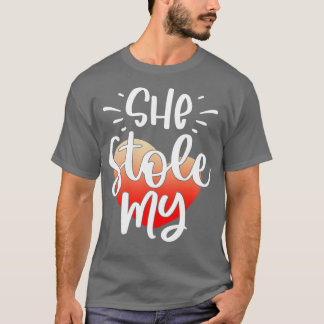 T-shirt Elle M'A Volé Le Coeur 1