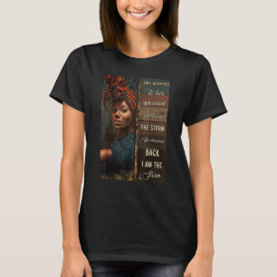 T-shirt Elle murmura en retour Je suis la tempête African