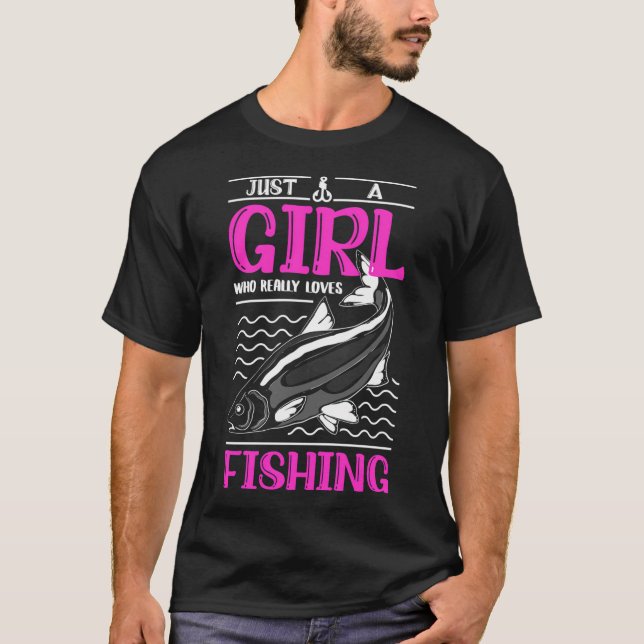 T-shirt Elle n'a pas peur de s'attaquer à une grosse prise (Devant)
