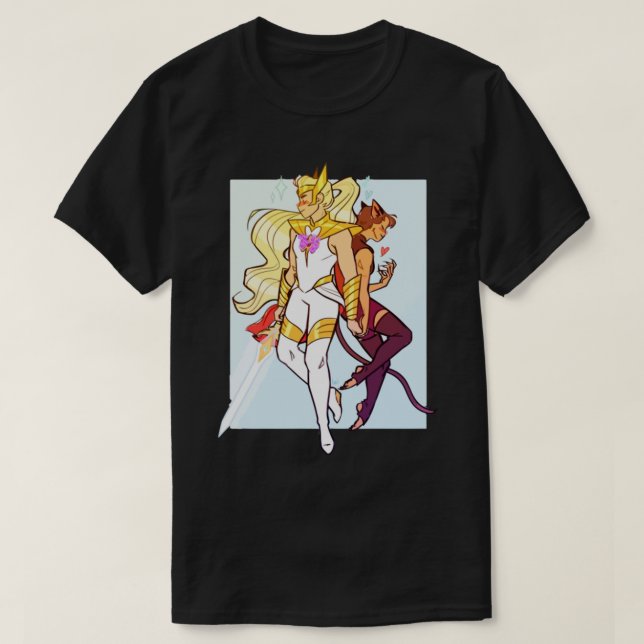 T-shirt elle ra catra Sticker (Design devant)