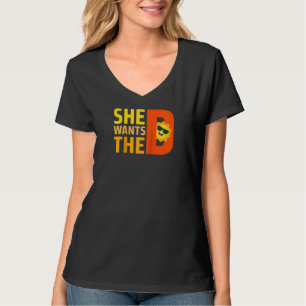 T-shirt Elle Veut La Vitamine D Sun Tanning Soleil Retro V