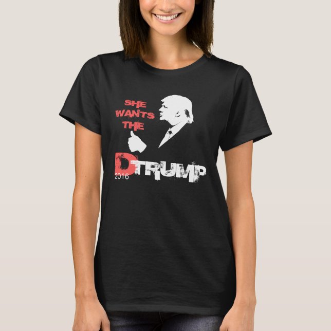 T-shirt Elle veut l'atout 2016 de D (Devant)
