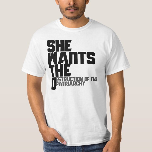 T-shirt Elle veut le D (Devant)