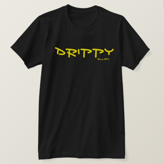 T-shirt Elleki Drippy #2 (Jaune) (Design devant)