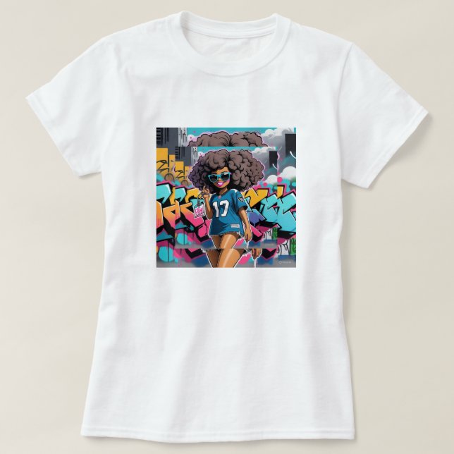 T-shirt Elleki - Été de fille chaude (Design devant)