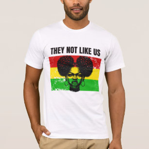 T-shirt Elles ne nous aiment pas AfroWoman Supportrice de 