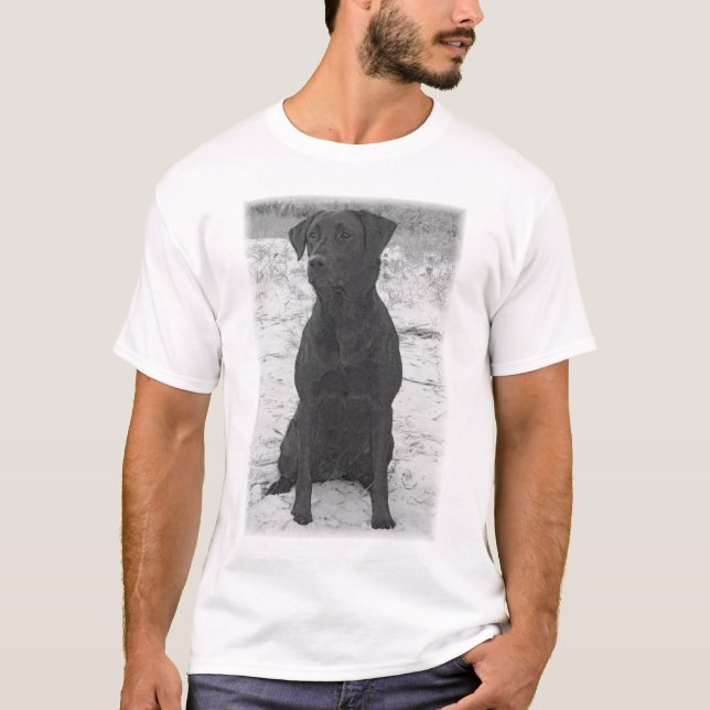T-shirt Ellie à la plage (Devant)