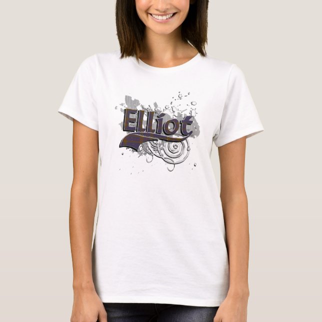 T-shirt Elliot Grunge Tartan (Devant)