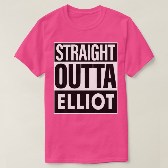 T-shirt Elliot Nom droit devant Elliot (Design devant)