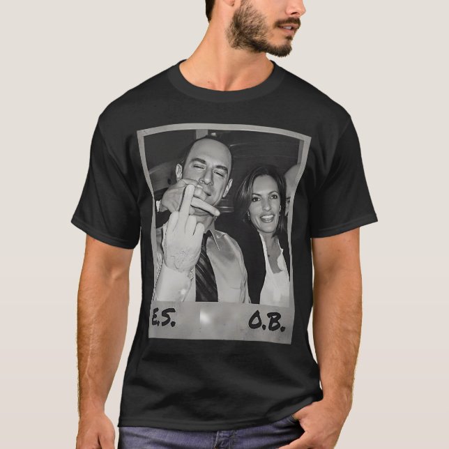 T-shirt Elliot Stabler et Olivia Benson (Devant)