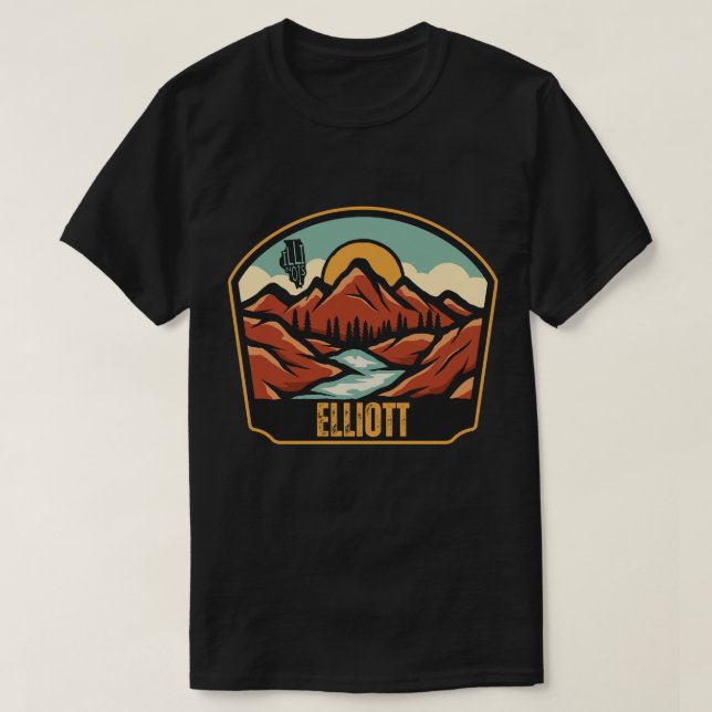 T-Shirt Elliott, Illinois (Design devant)
