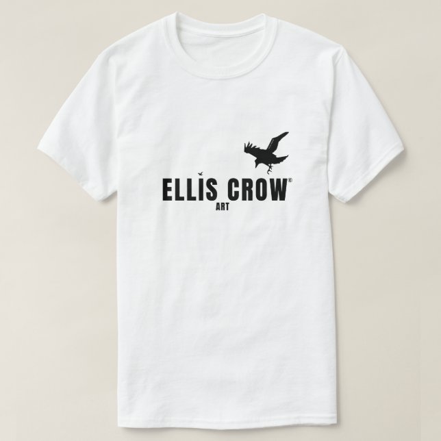 T-SHIRT 'ELLIS CROW ART / BLACK FLIGHT' (Design devant)