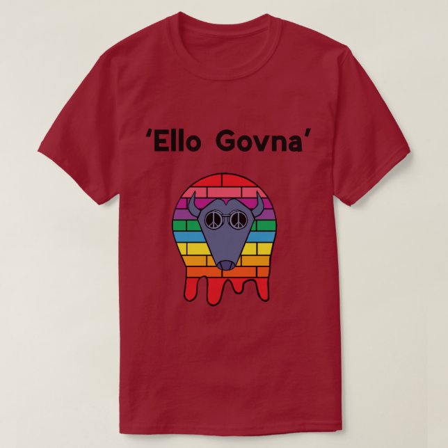 T-shirt 'ELLO GOVNA' (Design devant)