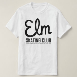 T-shirt Elm Skating Club, Elmhurst, Illinois (Couleurs cla
