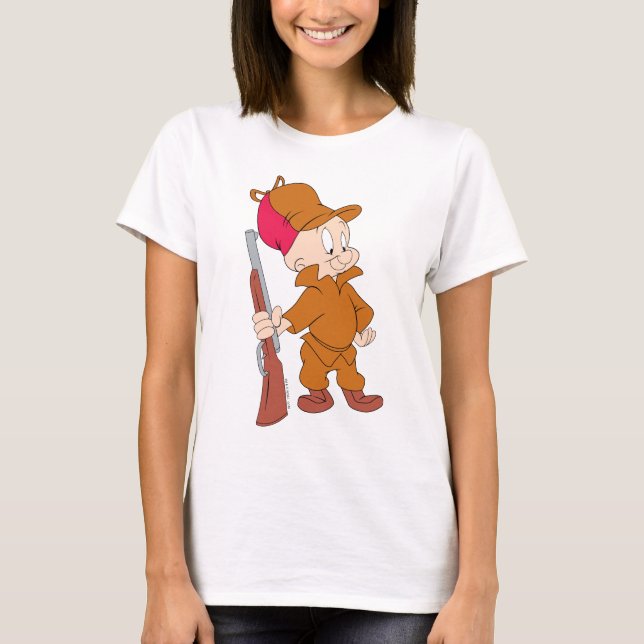 T-shirt ELMER FUDD™| Avec un fusil (Devant)
