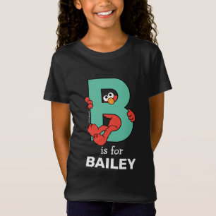 T-Shirt Elmo Alphabet B TURQUOISE