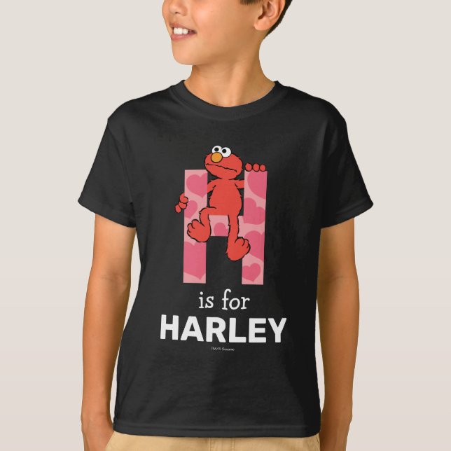 T-shirt Elmo Alphabet | C cœurs (Devant)