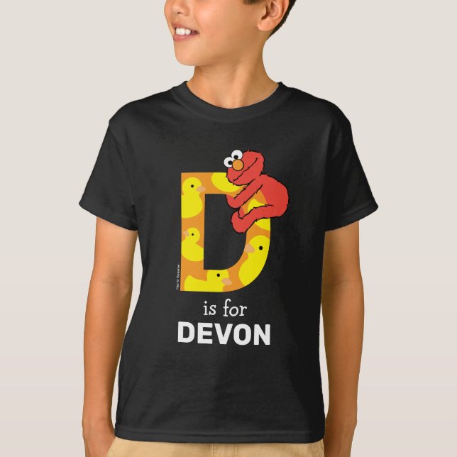T-shirt Elmo Alphabet | D Canard (Devant)