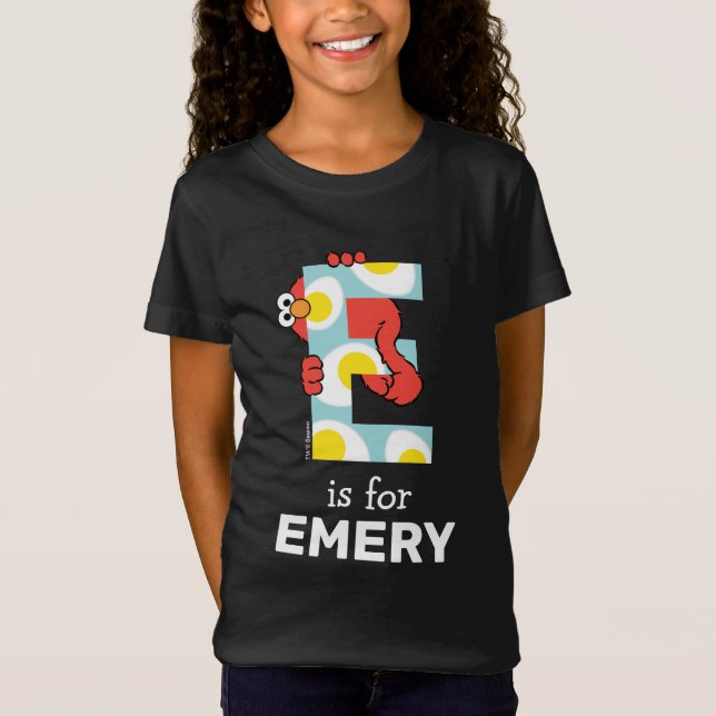 T-Shirt Elmo Alphabet | E Œufs (Devant)