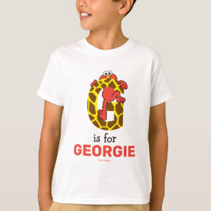 T-shirt Elmo Alphabet G Giraffe