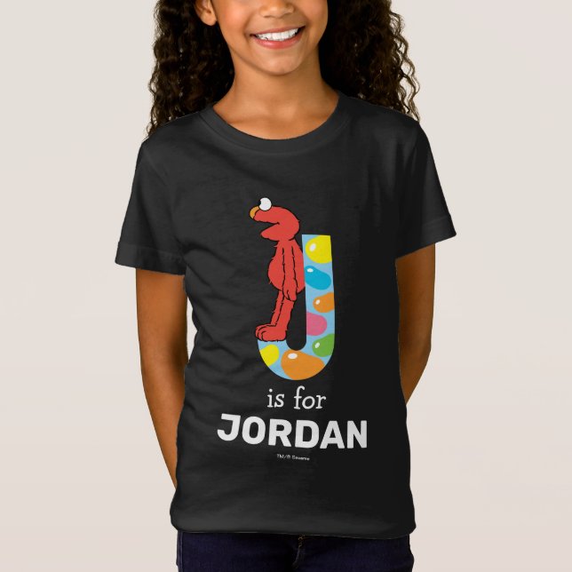 T-Shirt Elmo Alphabet | J Jelly Bean (Devant)