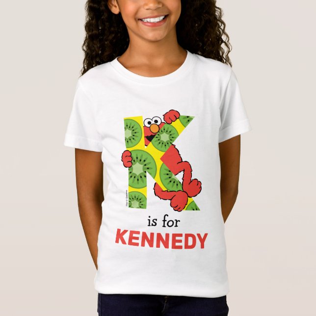 T-Shirt Elmo Alphabet | K Kiwi (Devant)
