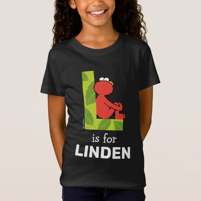 T-Shirt Elmo Alphabet | L Feuille (Devant)