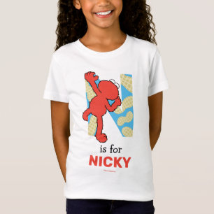 T-Shirt Elmo Alphabet N Nuages
