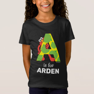 T-Shirt Elmo Alphabet Une pomme