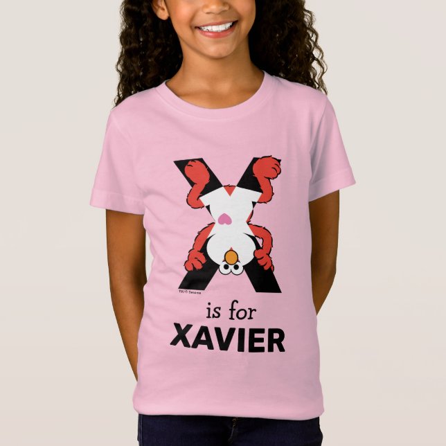 T-Shirt Elmo Alphabet | X Xray (Devant)
