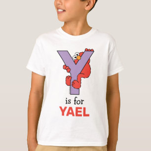 T-shirt Elmo Alphabet Y Violet