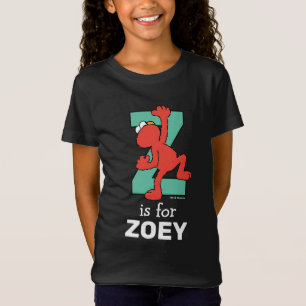 T-Shirt Elmo Alphabet   Z Sarcelle