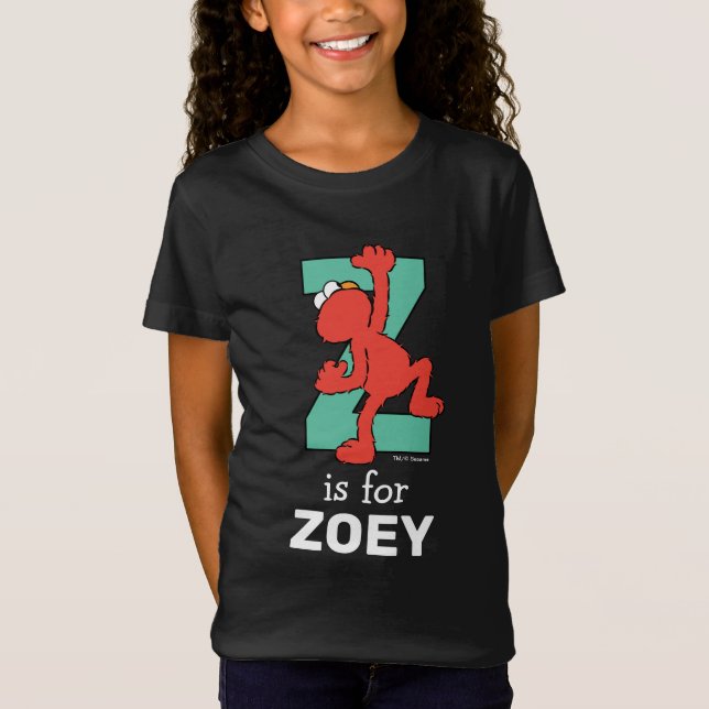 T-Shirt Elmo Alphabet | Z TURQUOISE (Devant)