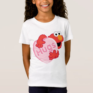 T-Shirt Elmo "Câlins" Bonbon du Cœur de la Saint-Valentin