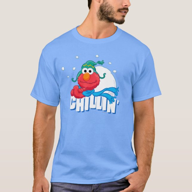 T-shirt Elmo Chillin' (Devant)