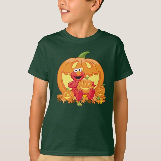 T-shirt Elmo | Citrouilles d'Halloween (Devant)