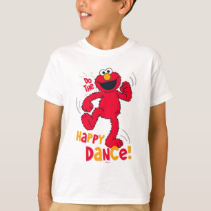 T-shirt Elmo   Faire la danse du bonheur