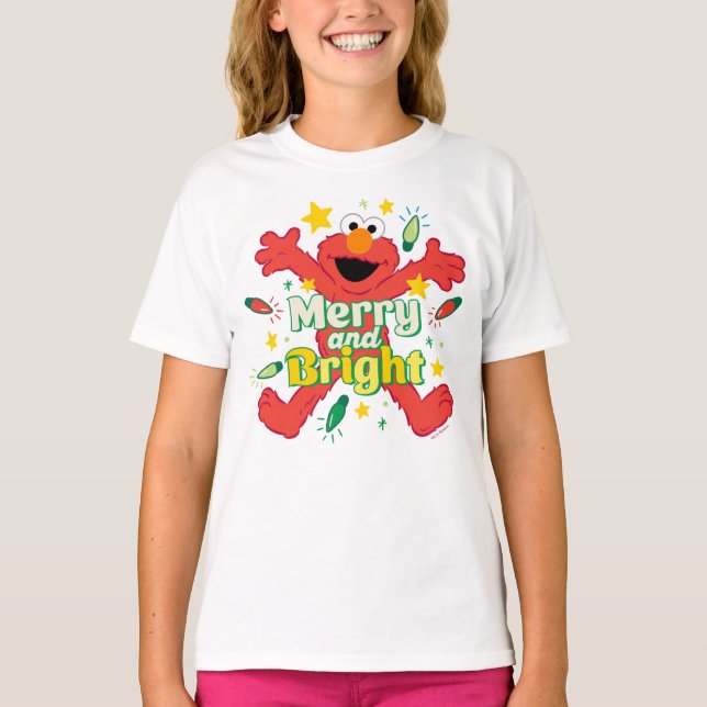 T-shirt Elmo | Joyeux et lumineux (Devant)