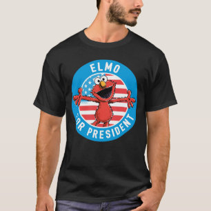 T-shirt Elmo pour le président - Drapeau