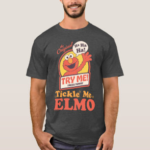 T-shirt Elmo qui fait coucou graphique rétro Tickle Me Elm
