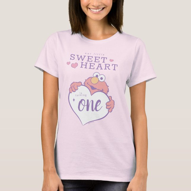 T-shirt Elmo Sweetheart Birthday (Devant)