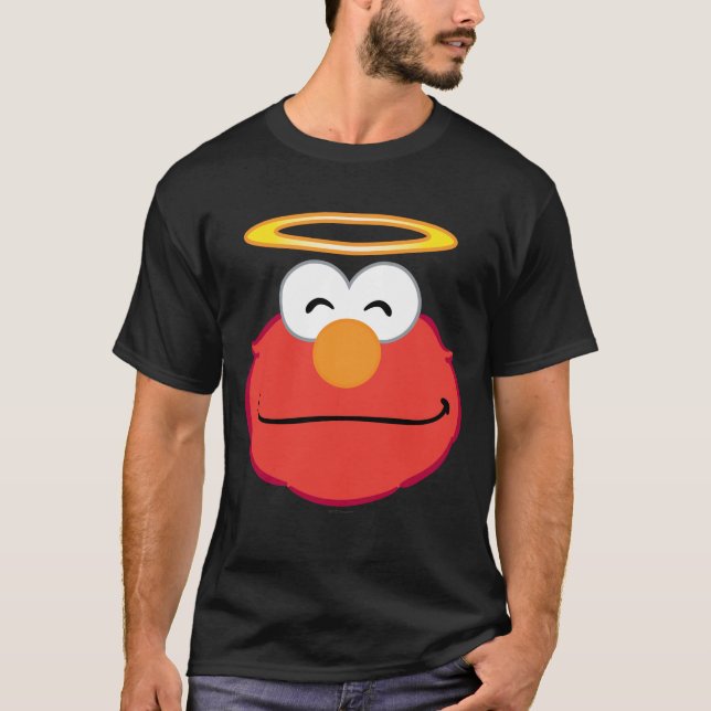 T-shirt Elmo visage souriant avec halo (Devant)