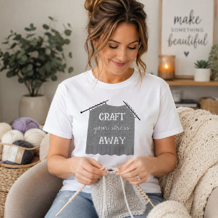 T-shirt Éloignez votre stress avec humour 
