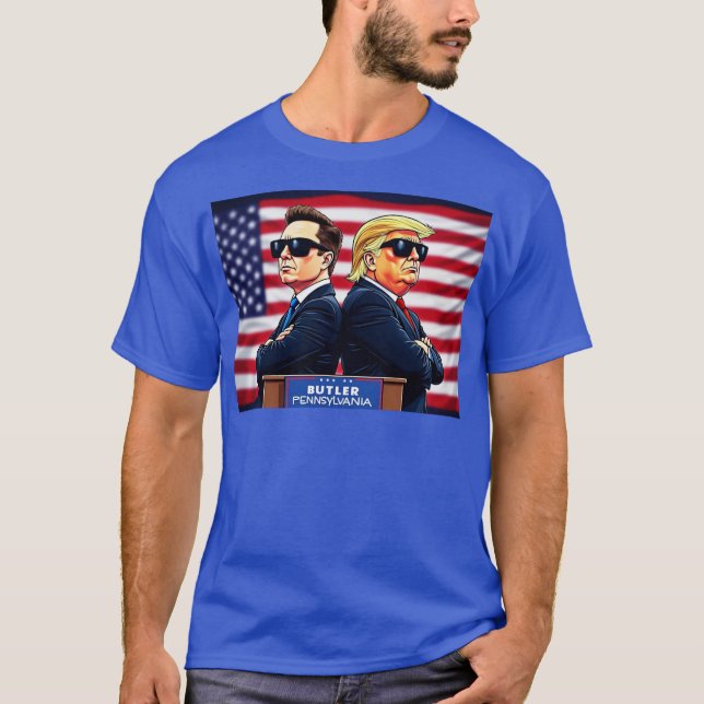 T-shirt Elon x Trump (Devant)