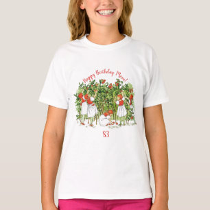 T-shirt Elsa Beskow mignonne fille aux fraises