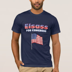 T-shirt Elsass pour le drapeau américain patriotique du