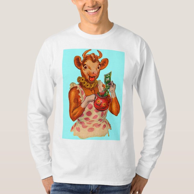 T-shirt Elsie the Cow, gestionnaire de l'argent (Devant)