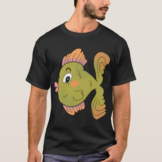 T-shirt Elton le poisson tropical (Devant)