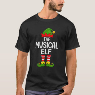 T-shirt Élutri Elfe de Noël Équipe de Famille Correspondan